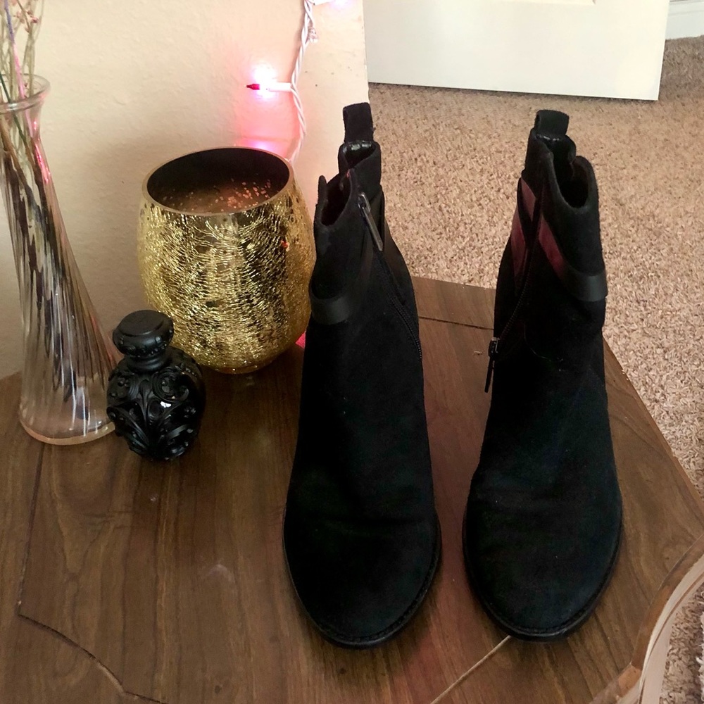 Ivanka Trump suede booties